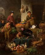 Henry Charles Bryant The Market Stall oil painting on canvas
